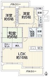間取図画像 3LDK