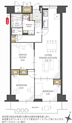 間取図画像 2SLDK