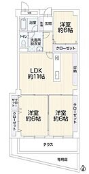 高宮ハウス2 3LDKの間取図画像