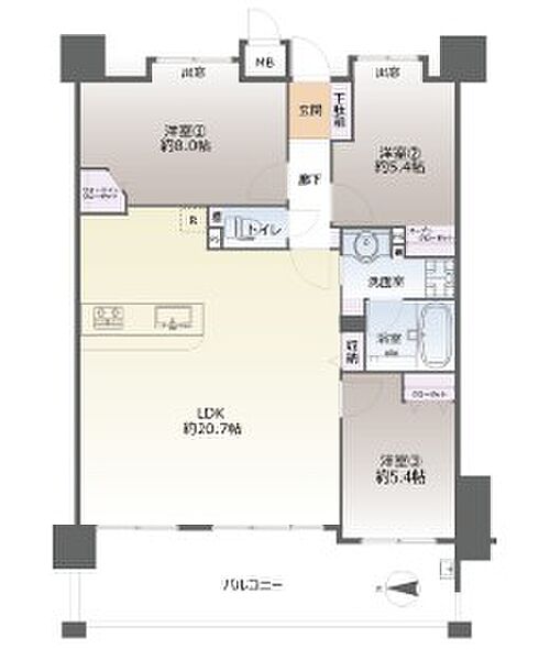 間取りを拡大表示