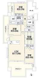 アソシアテラス博多南 4LDKの間取図画像