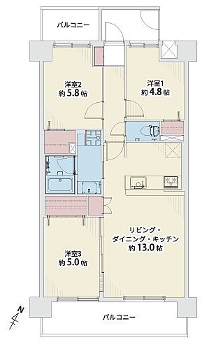 間取りを拡大表示
