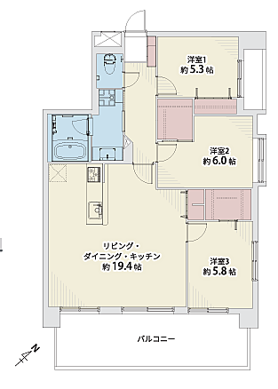 間取りを拡大表示