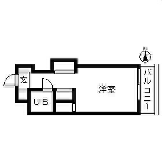 東京都北区滝野川4丁目(賃貸マンション1R・2階・16.11㎡)の写真 その2