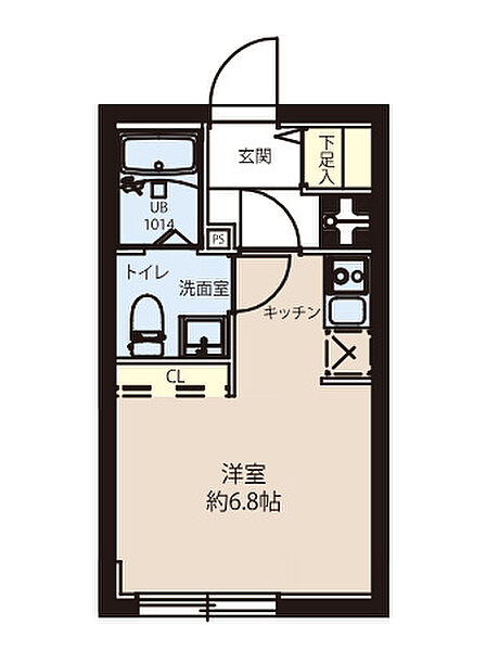 レピュア北赤羽レジデンス 402｜東京都北区浮間3丁目(賃貸マンション1R・4階・20.74㎡)の写真 その2