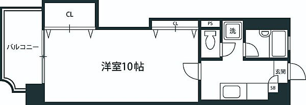 ワコー第3マンション 1007｜東京都板橋区小豆沢3丁目(賃貸マンション1K・10階・26.04㎡)の写真 その2