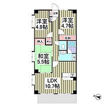 メゾンスカイデェラヴィ  ｜ 埼玉県戸田市新曽南4丁目（賃貸マンション3LDK・1階・18.80㎡） その2