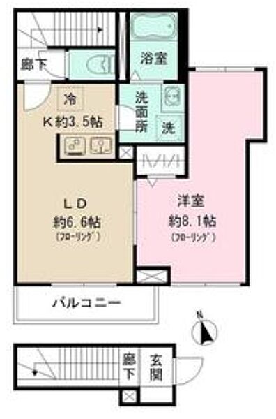 カサグラン池袋 201｜東京都豊島区池袋本町4丁目(賃貸マンション1LDK・2階・50.62㎡)の写真 その2