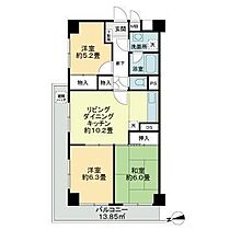 タックプラザ 419 ｜ 東京都北区志茂2丁目（賃貸マンション3LDK・4階・62.72㎡） その2