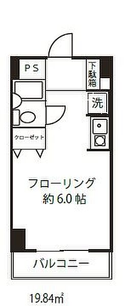 ドミール西船橋 5021｜千葉県船橋市本郷町(賃貸マンション1R・5階・19.84㎡)の写真 その2