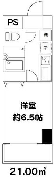 ドミール北新宿2 1101｜東京都新宿区北新宿１丁目(賃貸マンション1K・11階・21.00㎡)の写真 その2
