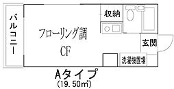 アーバンスクェア東石神井 ワンルームの間取図画像