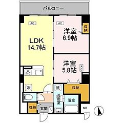 物件の間取り
