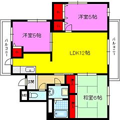 物件の間取り