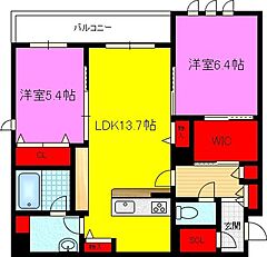 物件の間取り
