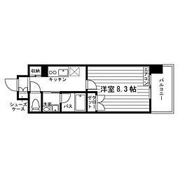 ララステージ熱田 1Kの間取図画像