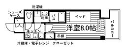 (仮称)UniLife塩釜口学生マンション 1Kの間取図画像