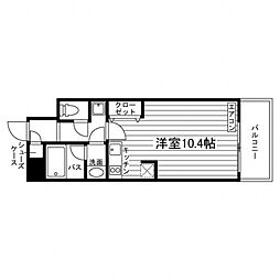 nextage.3 ワンルームの間取図画像