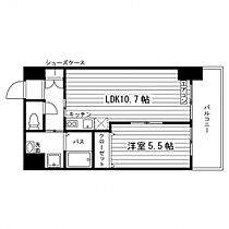 パークサイド加治屋町  ｜ 鹿児島県鹿児島市加治屋町2-1（賃貸マンション1LDK・4階・40.18㎡） その2