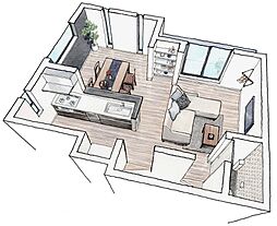 リビング/ダイニングの画像