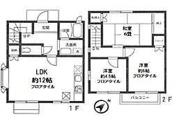 メルベーユ弥生台A棟 3LDKの間取図画像