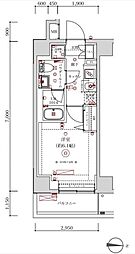 MAXIV横浜保土ケ谷 1Kの間取図画像