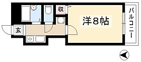 ハッピーヒル  ｜ 愛知県名古屋市北区清水3丁目11-22（賃貸マンション1K・4階・24.94㎡） その2