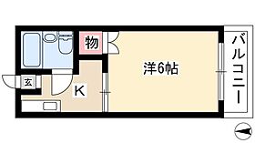 第二コーポ染  ｜ 愛知県名古屋市西区城西5丁目3-16（賃貸マンション1K・1階・18.00㎡） その2