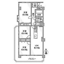 コーポ浄心  ｜ 愛知県名古屋市西区上名古屋3丁目7-15（賃貸マンション3LDK・3階・77.45㎡） その2