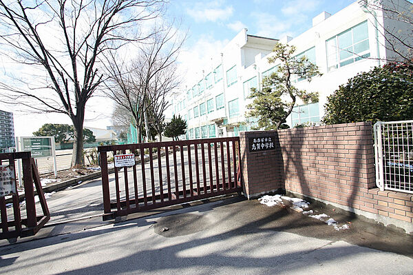 画像12:志賀中学校 409m