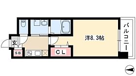 パルティール名駅北  ｜ 愛知県名古屋市西区菊井2丁目1-5（賃貸マンション1K・7階・24.80㎡） その2