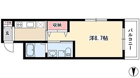 フラーリッシュ  ｜ 愛知県名古屋市西区菊井2丁目22-18（賃貸マンション1K・3階・31.36㎡） その2