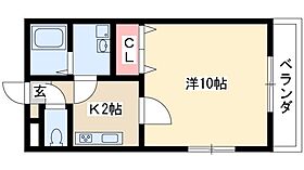 アンプルール　リーブル　サン・ステージII  ｜ 愛知県清須市西枇杷島町宮前2丁目148（賃貸アパート1K・2階・31.67㎡） その2