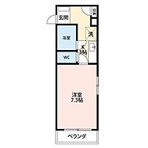 スタジオK(スタジオケイ)  ｜ 愛知県北名古屋市熊之庄新宮214-2（賃貸マンション1K・1階・23.10㎡） その2