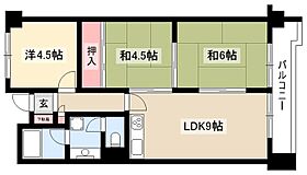 ホワイトキャッスル天神山  ｜ 愛知県名古屋市西区花の木2丁目23-12（賃貸マンション3LDK・7階・55.00㎡） その2