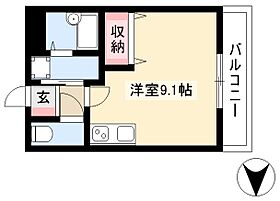 エメラルドノービレII  ｜ 愛知県名古屋市西区西原町60（賃貸マンション1R・3階・24.36㎡） その2