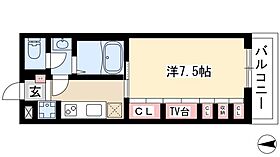 リブリ・浄心A  ｜ 愛知県名古屋市西区浄心1丁目55（賃貸マンション1K・3階・26.08㎡） その2