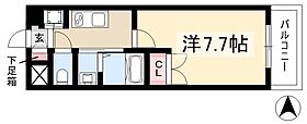 FINE CALL TB-01  ｜ 愛知県名古屋市西区菊井1丁目19-5（賃貸マンション1K・1階・24.94㎡） その2