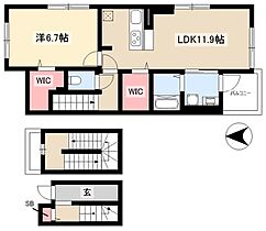 ウエストサイドTK I  ｜ 愛知県名古屋市北区楠2丁目415（賃貸アパート1LDK・3階・59.21㎡） その2