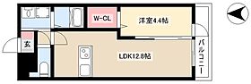 LagurusII  ｜ 愛知県名古屋市西区中小田井5丁目346（賃貸マンション1LDK・1階・40.00㎡） その2