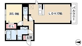 ボイス・second　B  ｜ 愛知県名古屋市北区楠1丁目1501（賃貸アパート1LDK・3階・45.03㎡） その2