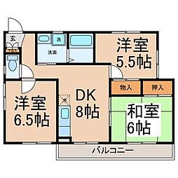 メゾンプチシャトー東の川 2階