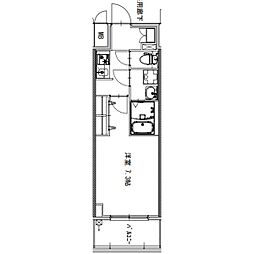 S-RESIDENCE庄内通駅前curere(クラーレ) 1Kの間取図画像