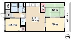 物件の間取り