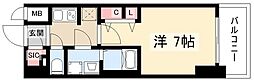S-RESIDENCE名古屋菊井aline 1Kの間取図画像
