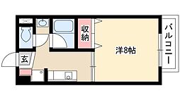 サープラスワン町田 1Kの間取図画像