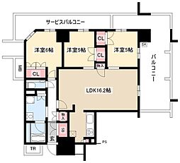 プレミスト泉レジデンス 3LDKの間取図画像