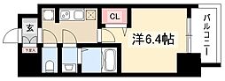 ディアレイシャス名古屋浄心II 1Kの間取図画像