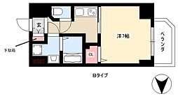 S-RESIDENCE平安通 1Kの間取図画像