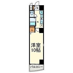 ITOH弐番館 1Kの間取図画像